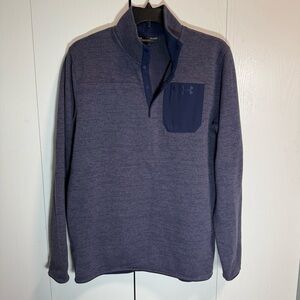 Under Armour Men's Blue Sweater Pullover XLT